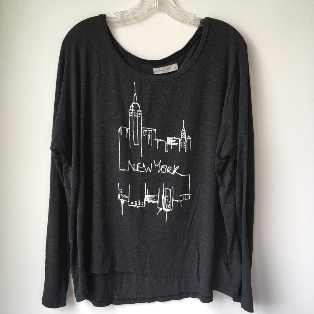 Abercrombie & Fitch Long Sleeve Sweater- New York